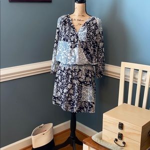 Loft, drop waist dress SzM